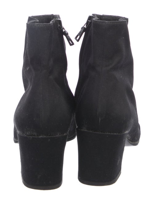 Prada Embroidered Accent Lace-Up Boots