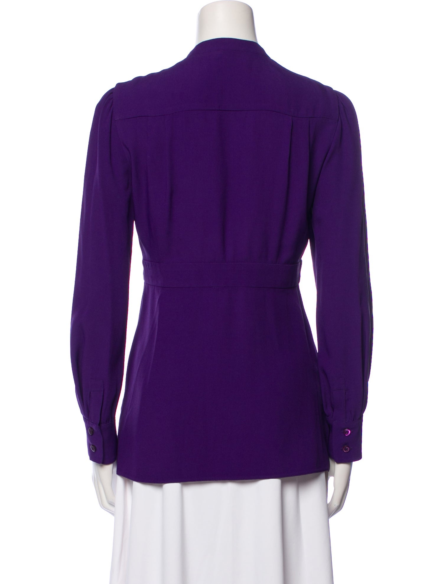 Prada 2017 Tie Neck Blouse