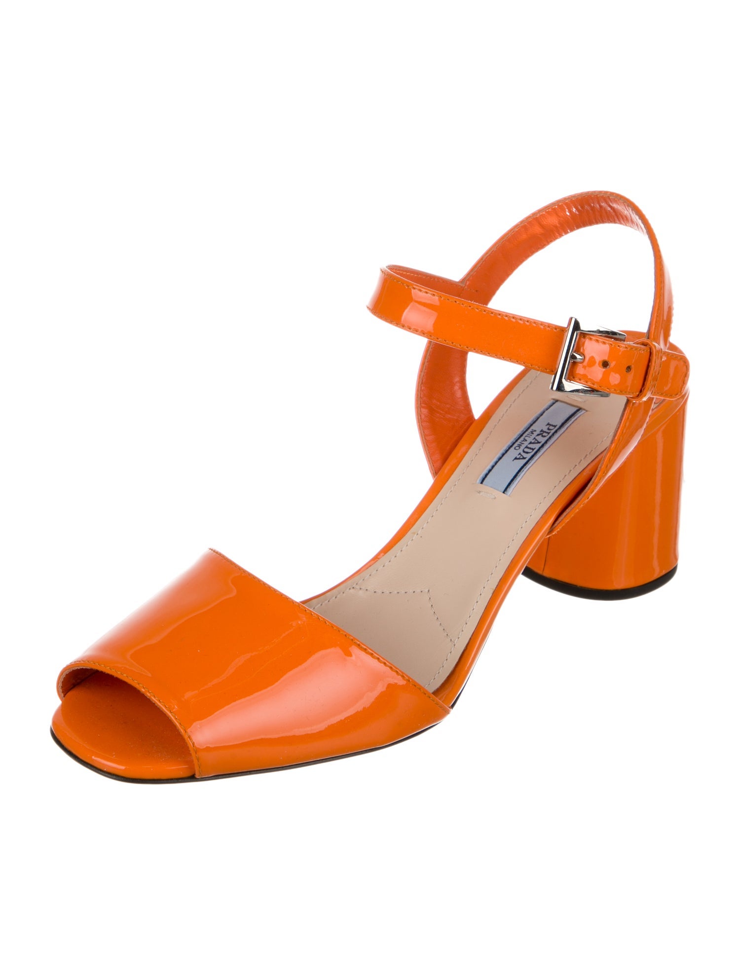 Prada Patent Leather Sandals