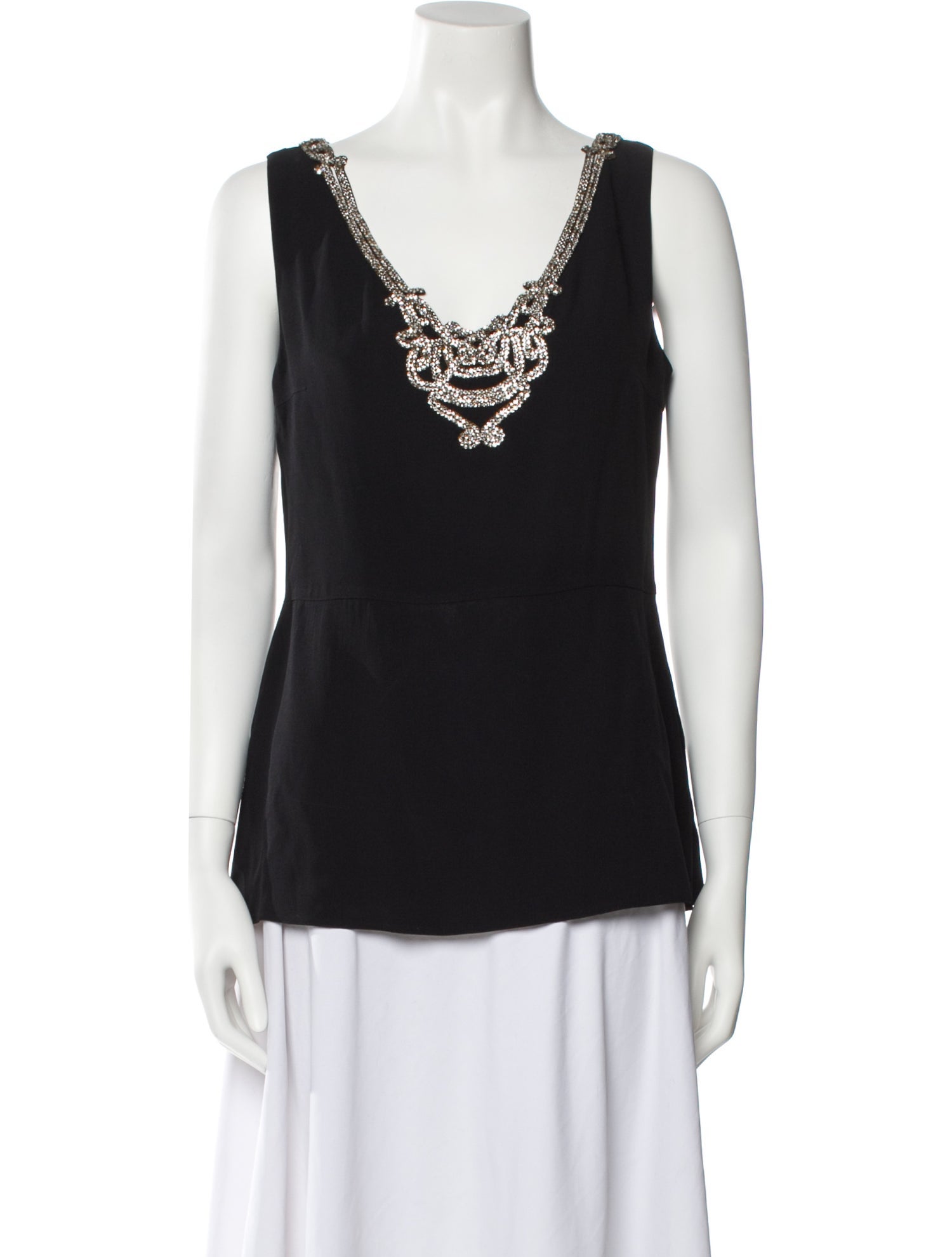 Prada 2017 Scoop Neck Top