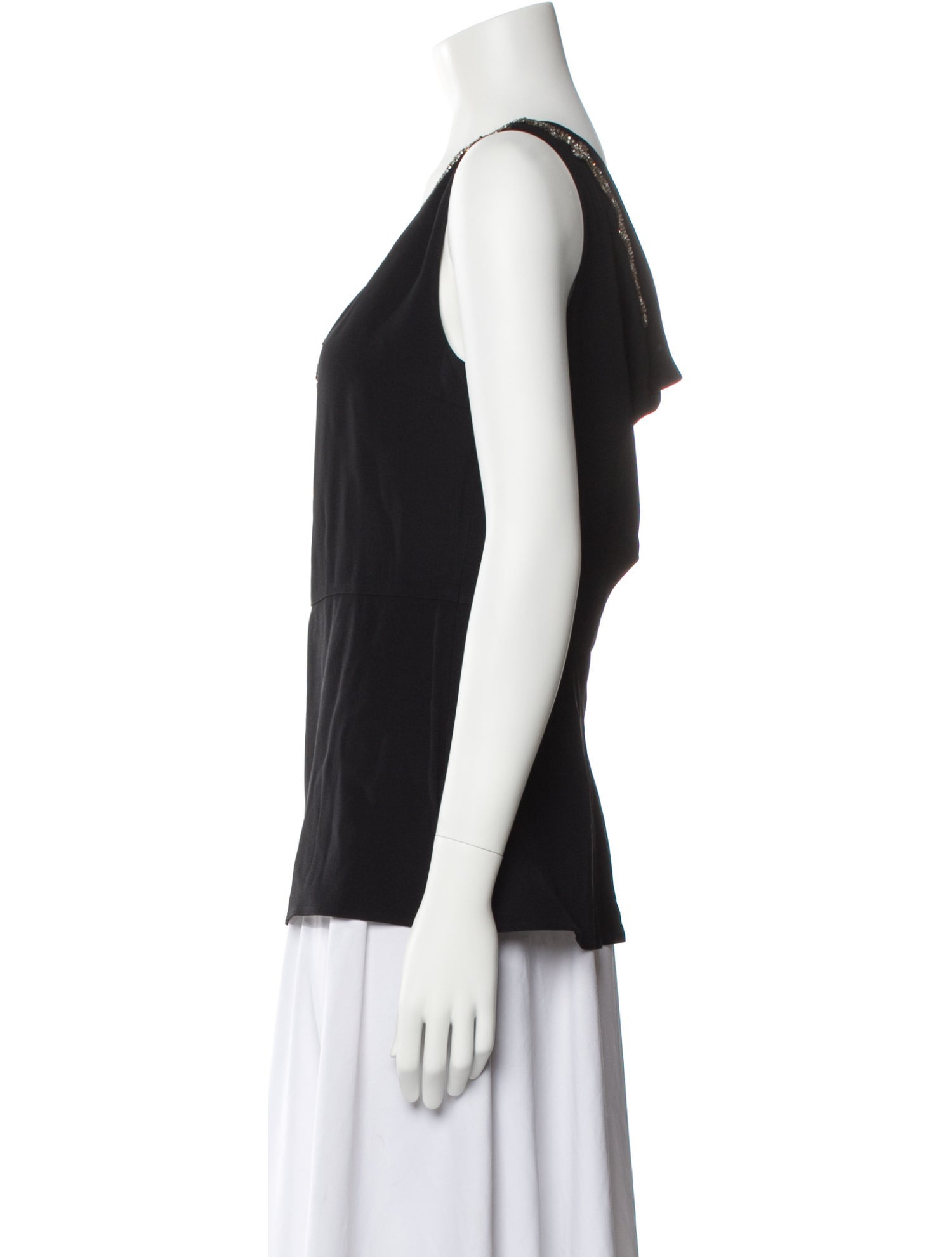 Prada 2017 Scoop Neck Top