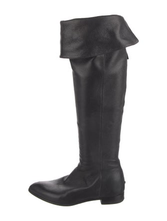 Prada Leather Riding Boots
