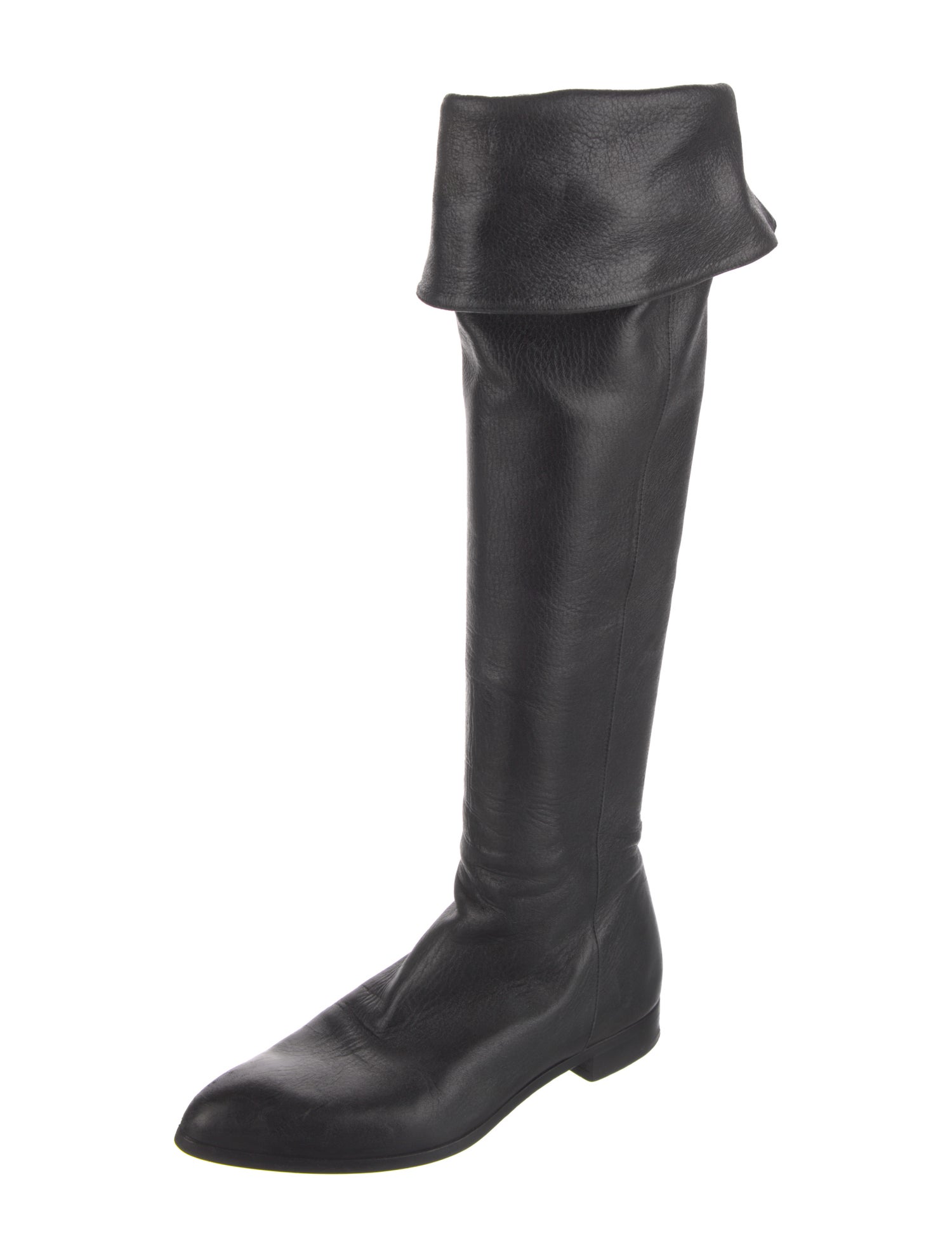 Prada Leather Riding Boots