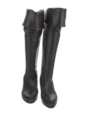 Prada Leather Riding Boots