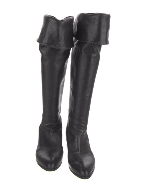 Prada Leather Riding Boots