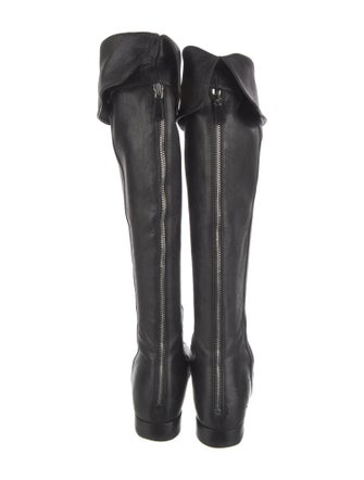 Prada Leather Riding Boots