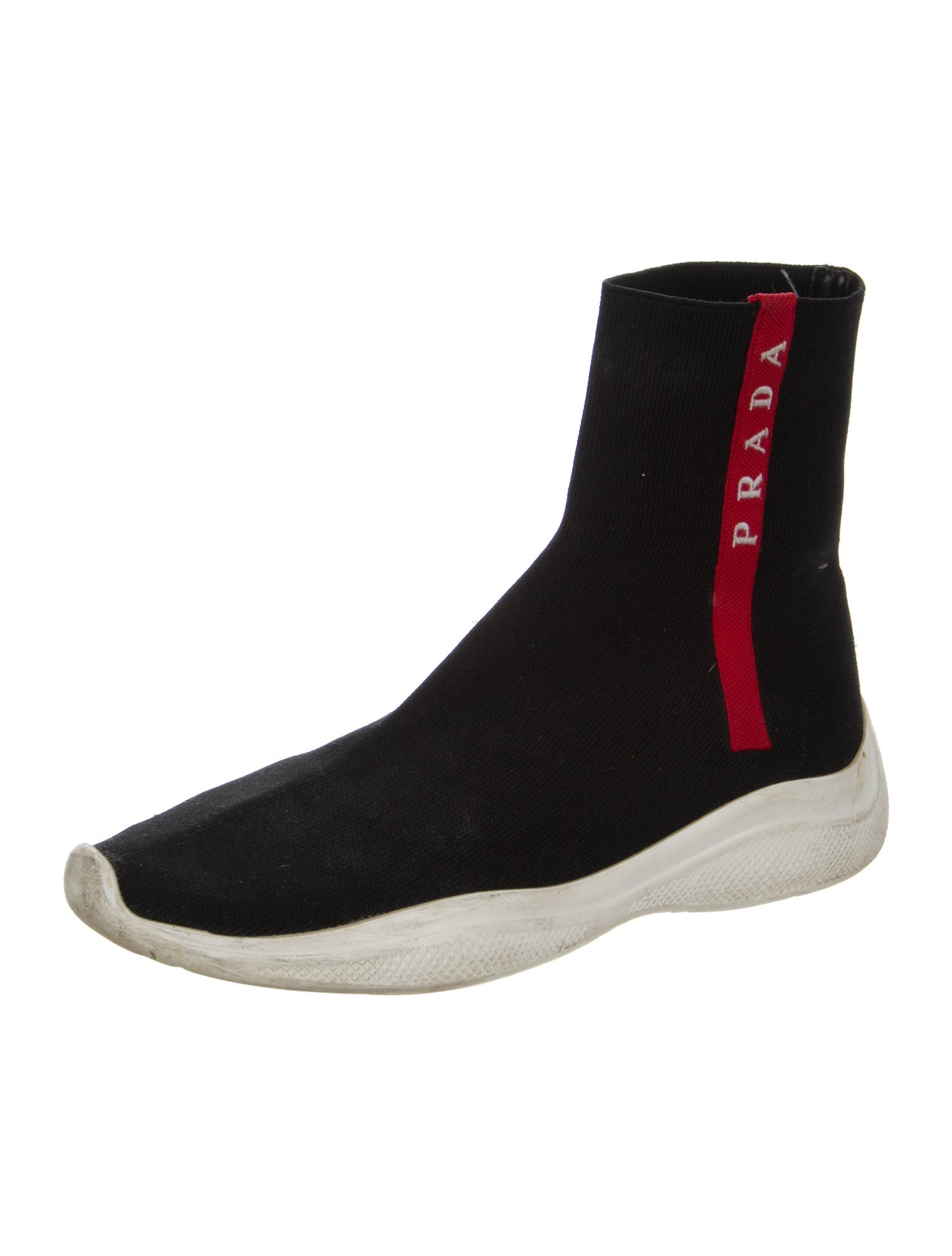 Prada Mesh Accents Sock Sneakers