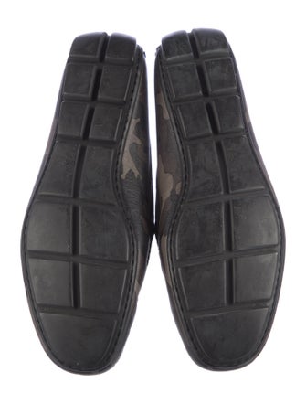 Prada Leather Camouflage Print Drivers