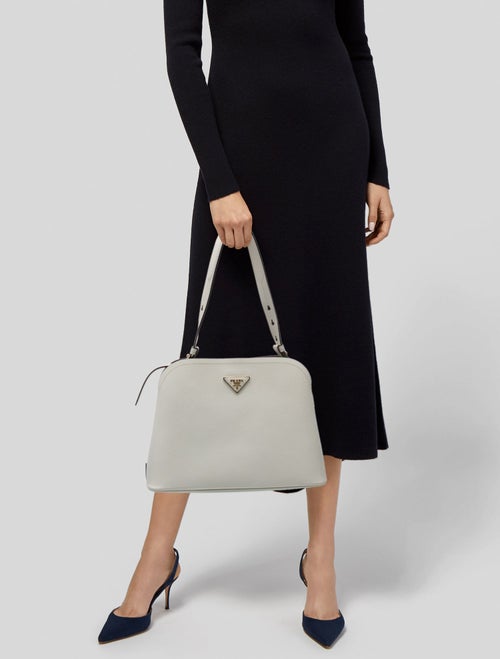 Prada Saffiano Cuir Leather Matinee