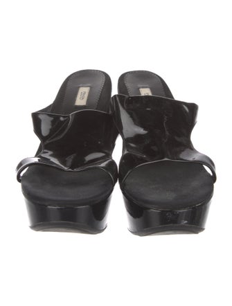 Prada Patent Leather Slides