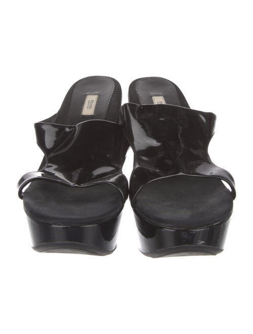 Prada Patent Leather Slides
