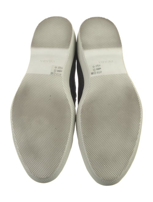 Prada Denim Colorblock Pattern Athletic Sneakers