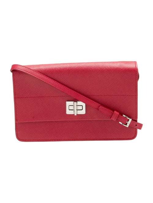 Prada Saffiano Leather Metal