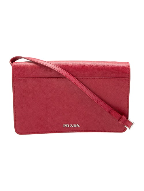 Prada Saffiano Leather Metal