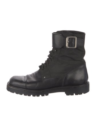 Prada Nylon Combat Boots