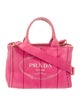 Prada Canvas Small Canapa Logo Tote Small