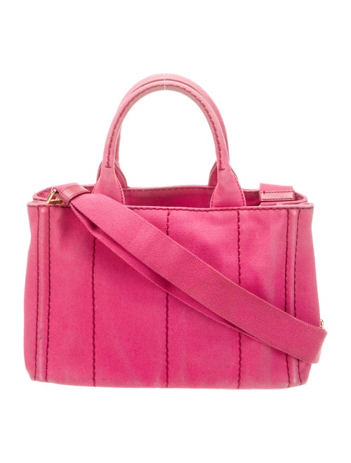 Prada Canvas Small Canapa Logo Tote Small