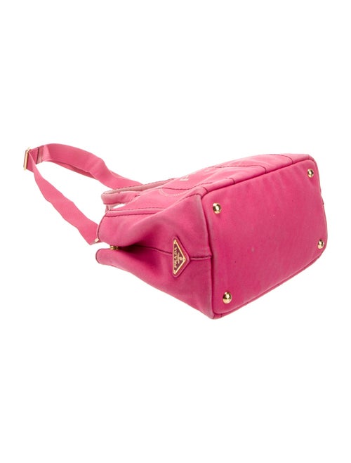 Prada Canvas Small Canapa Logo Tote Small