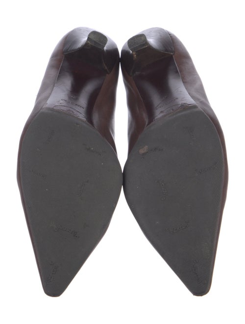 Prada Leather Chain-Link Accents Pumps