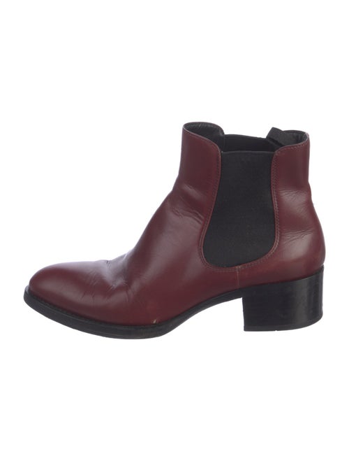 Prada Leather Chelsea Boots