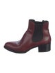 Prada Leather Chelsea Boots
