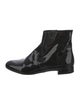 Prada Patent Leather Chelsea Boots