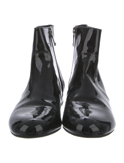 Prada Patent Leather Chelsea Boots