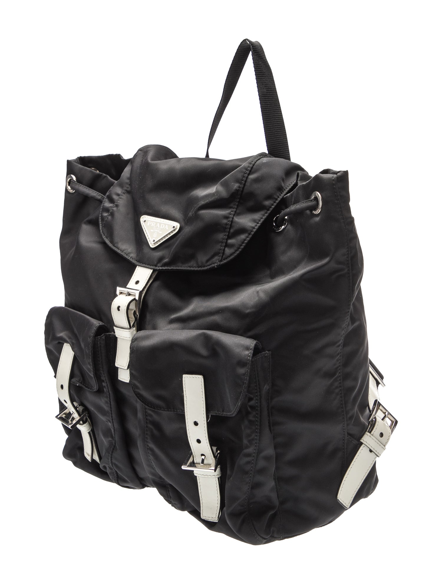 Prada Tessuto Nylon Backpack - Black Backpacks, Handbags