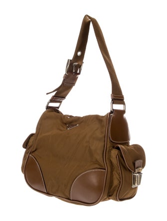 Prada Tessuto Nylon Shoulder Bag Vintage