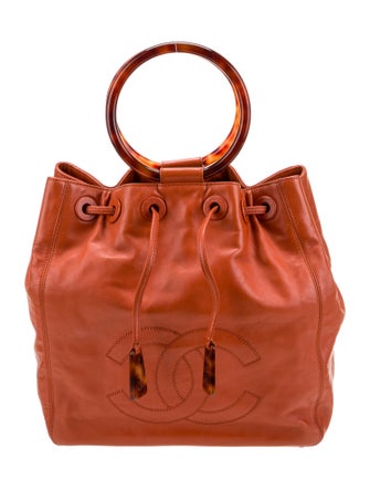 Chanel CC Tortoise Handle Tote