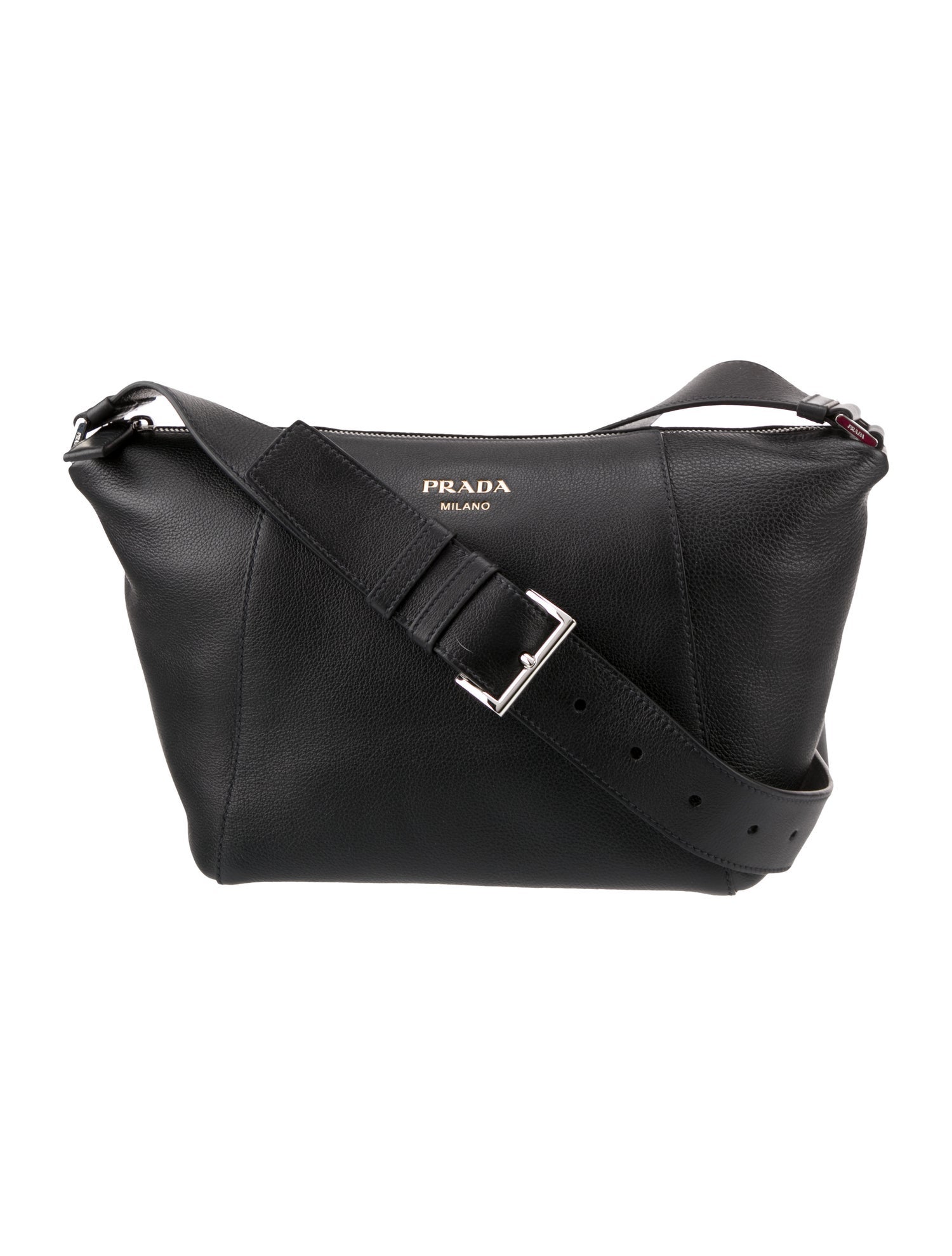 Prada Vitello Daino Leather Messenger Bag
