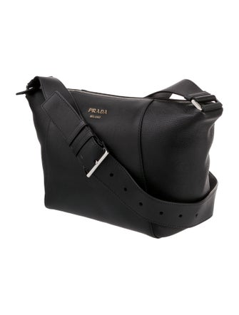 Prada Vitello Daino Leather Messenger Bag