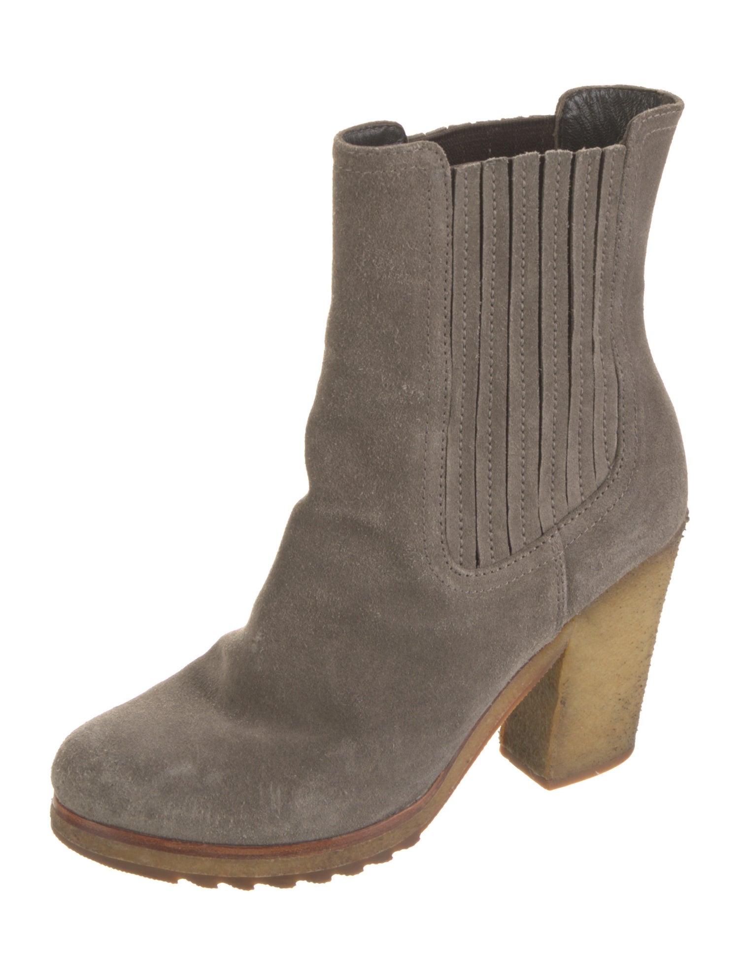 Prada Suede Chelsea Boots