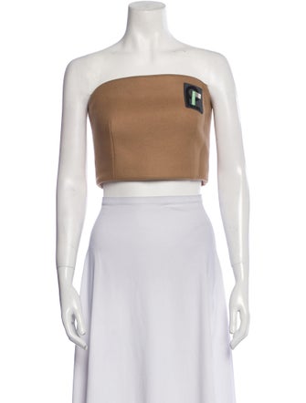 Prada 2018 Virgin Wool Crop Top