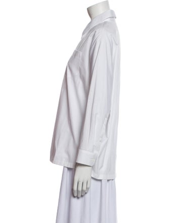 Prada 2021 Long Sleeve Button-Up Top