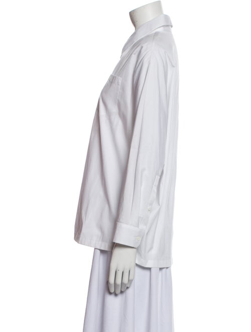 Prada 2021 Long Sleeve Button-Up Top