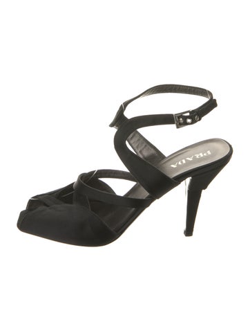 Prada Sandals Satin Us9, It39 | 9