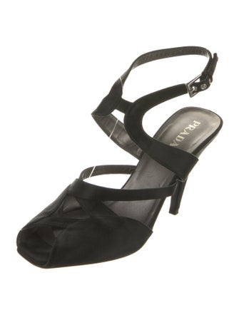 Prada Satin Sandals
