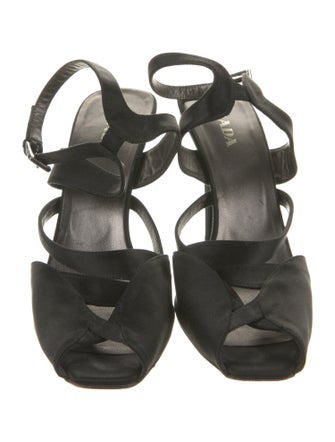 Prada Satin Sandals