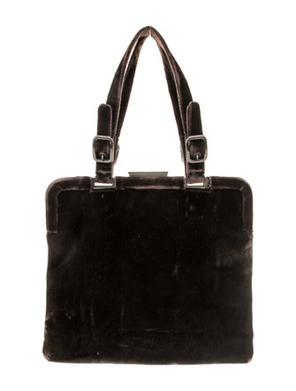 Prada Velvet Top Handle Bag