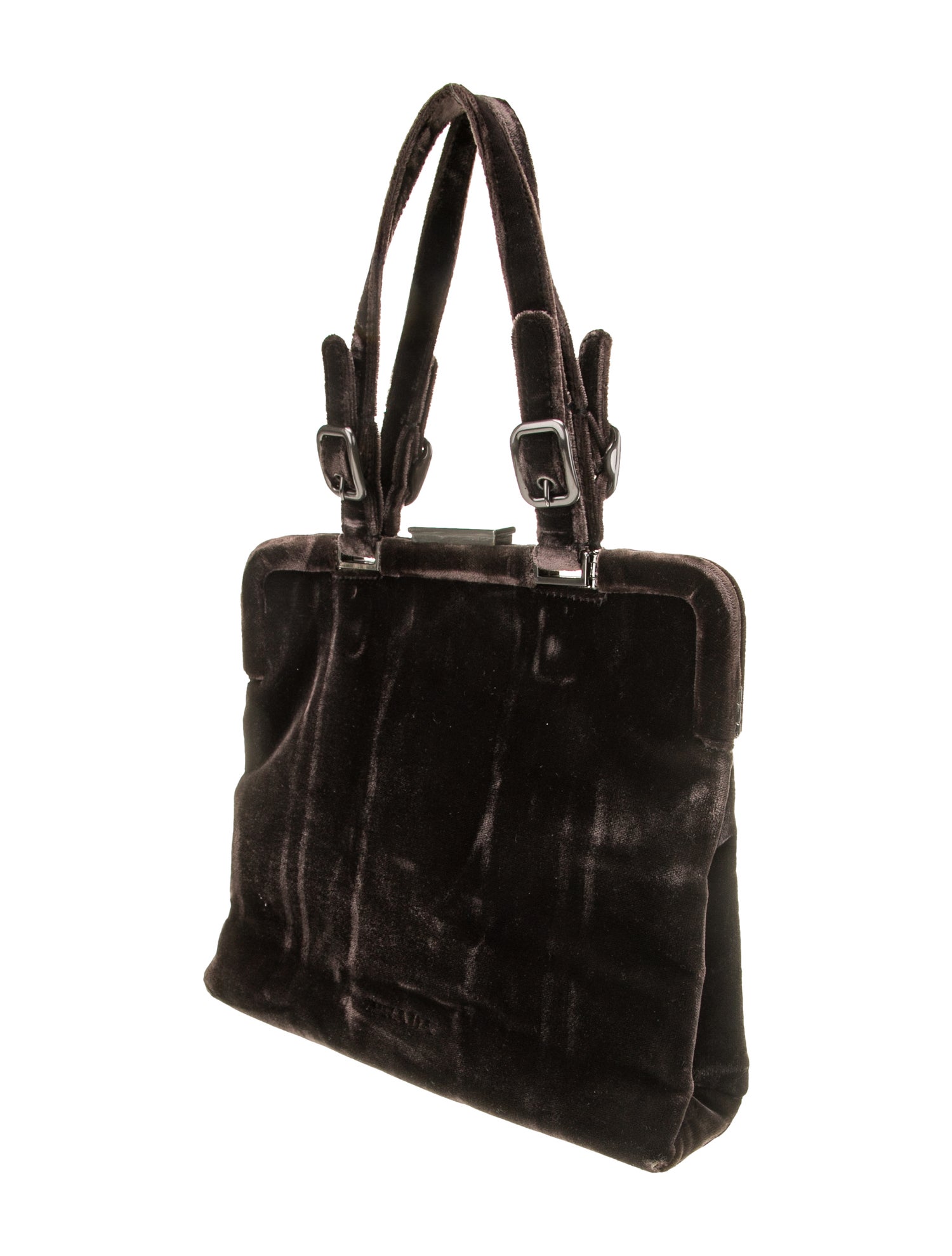 Prada Velvet Top Handle Bag
