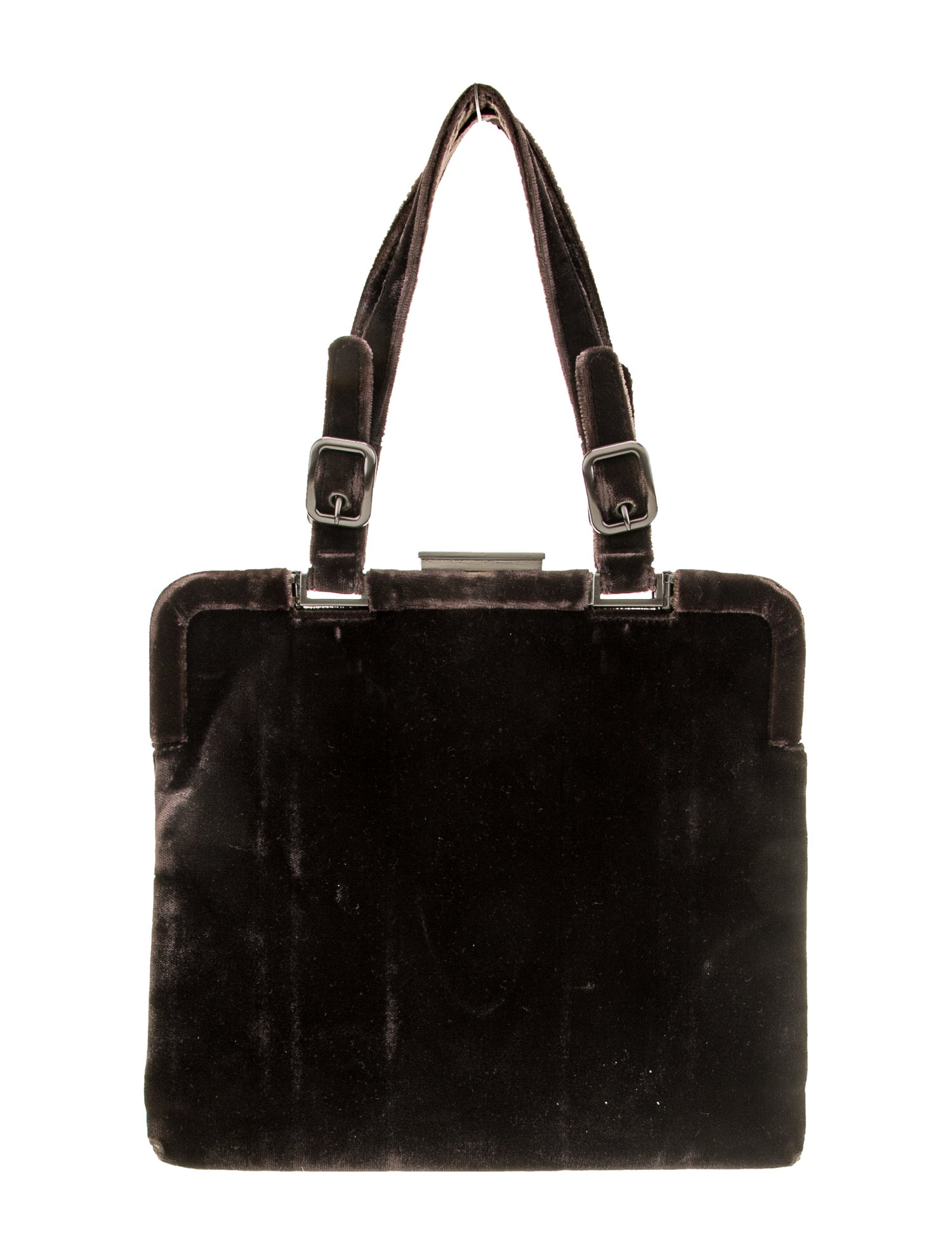 Prada Velvet Top Handle Bag