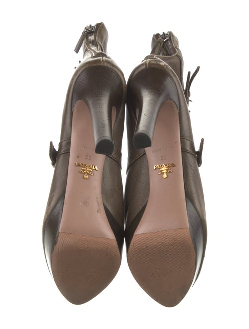 Prada Leather Lace-Up Boots