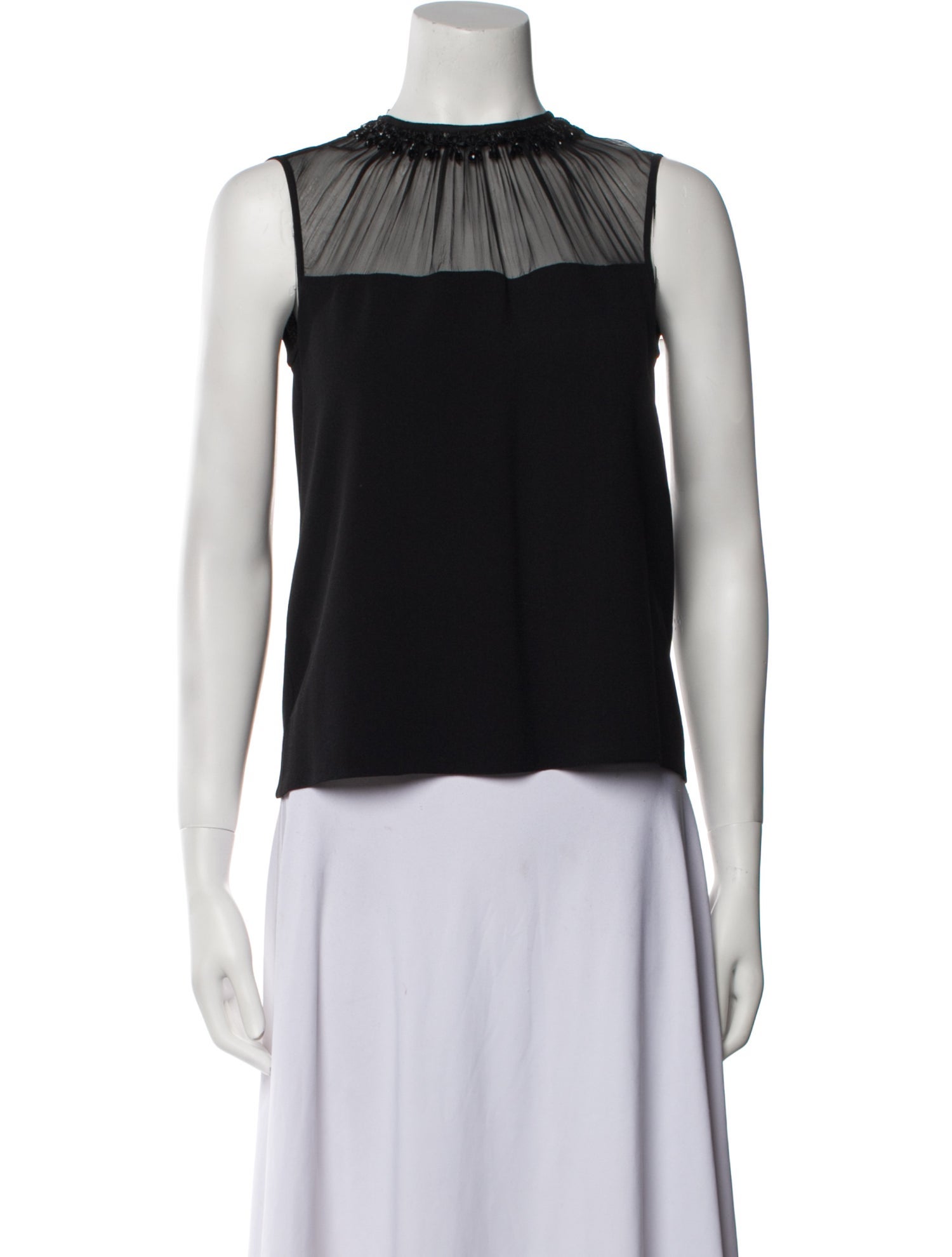 Prada 2016 Crew Neck Blouse