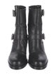 Prada Leather Moto Boots