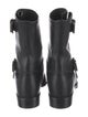 Prada Leather Moto Boots