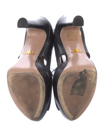 Prada Leather Lace-Up Boots