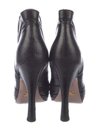 Prada Leather Chelsea Boots