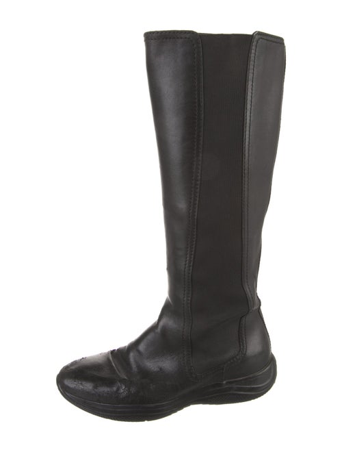 Prada Leather Riding Boots