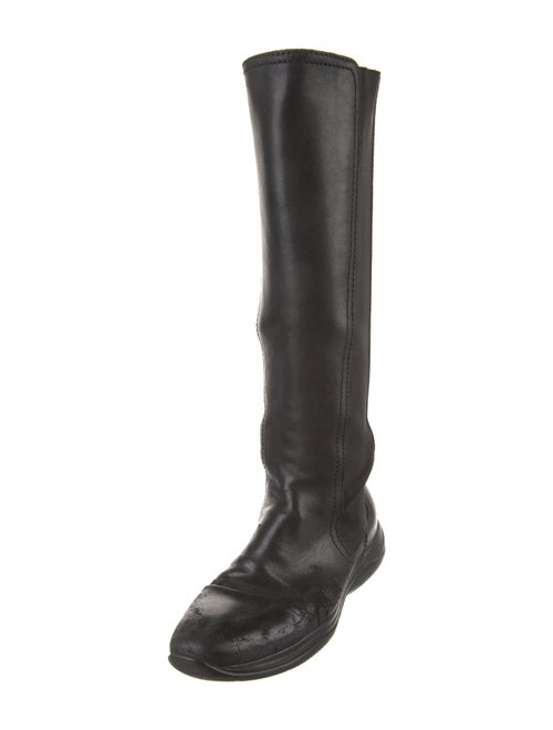 Prada Leather Riding Boots